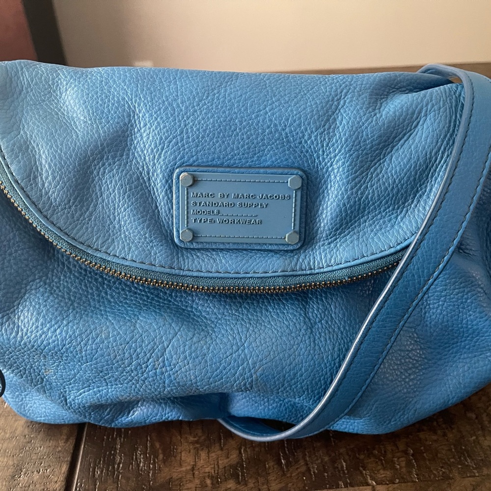 Marc Jacobs Electro Q Natasha Blue Crossbody bag